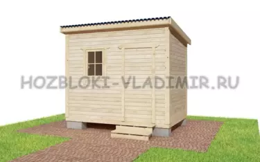 Хозблок 3х2м имитация бруса